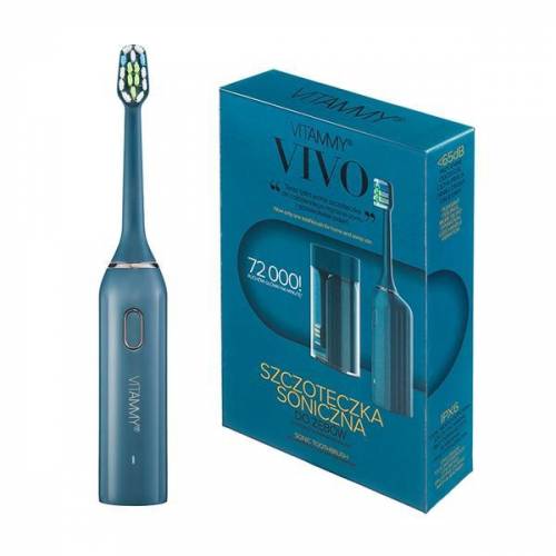 Periuta de dinti electrica Vitammy Vivo - model premium - 72000 vibratii/min - 3 moduri de periaj - rezistenta la apa - Antracit