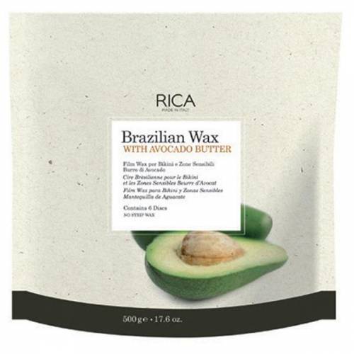 Discuri Ceara Epilatoare Braziliana cu Unt de Avocado - RICA Brazilian Wax with Avocado Butter - 500g