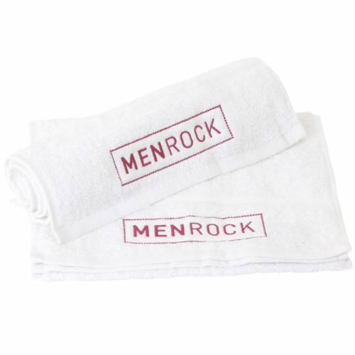Prosop pentru Barbierit - Men Rock White Cotton Shaving Towel