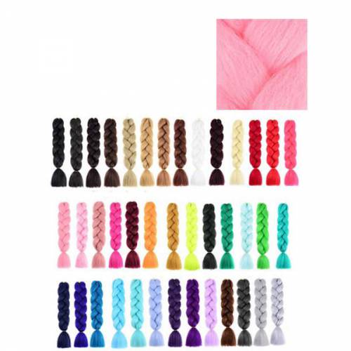 Extensii Colorate pentru Impletituri Roz Lucy Style 2000 - 1 buc