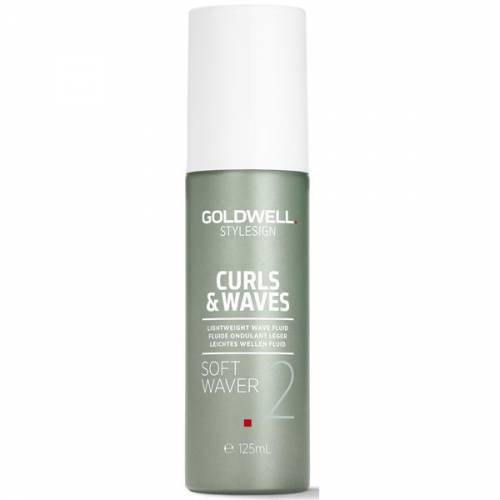 Crema pentru Parul Ondulat - Goldwell StyleSign Curls & Waves Lightweight Wave Fluid Soft Waver - 125 mlo