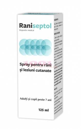 Raniseptol spray pentru rani si leziuni cutanate