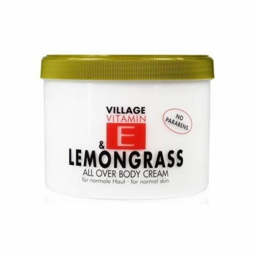 Crema de corp cu Vitamina E si Lamaita - Village Cosmetics - 500 ml