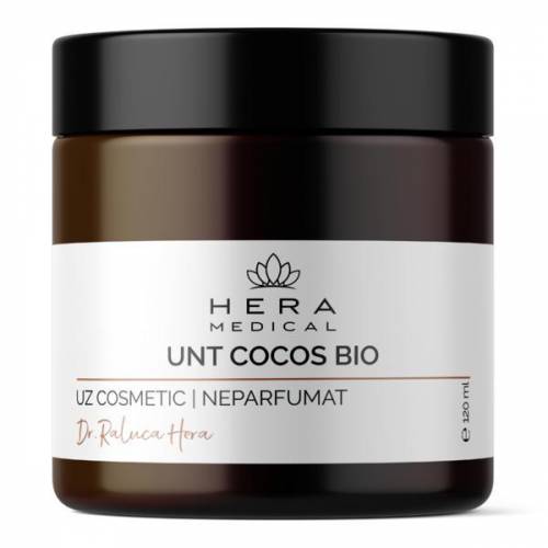 Unt de cocos BIO - Hera Medical Cosmetice BIO - 120 ml