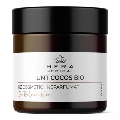 Unt de cocos BIO - Hera Medical Cosmetice BIO - 60 ml