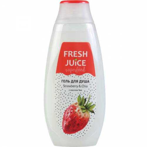 Gel de Dus Capsuni si Chia Fresh Juice - 400 ml