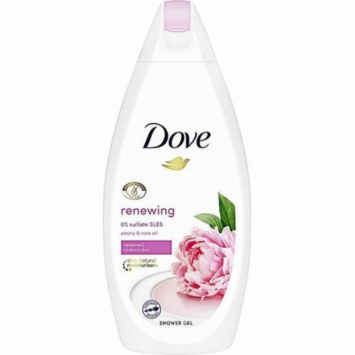 Gel de dus - Dove - Renewing Peony &amp; Rose Oil - 750 ml