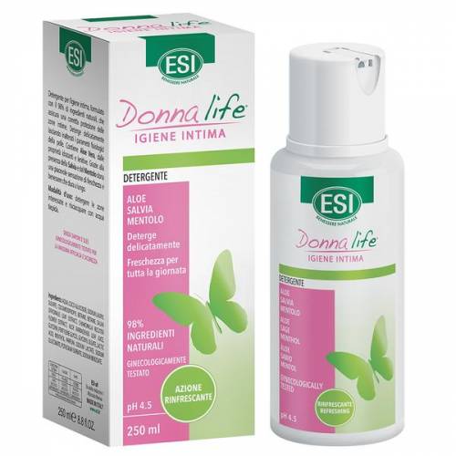 Gel pentru Igiena Intima Refreshing Action Donna Life ESI - 250 ml
