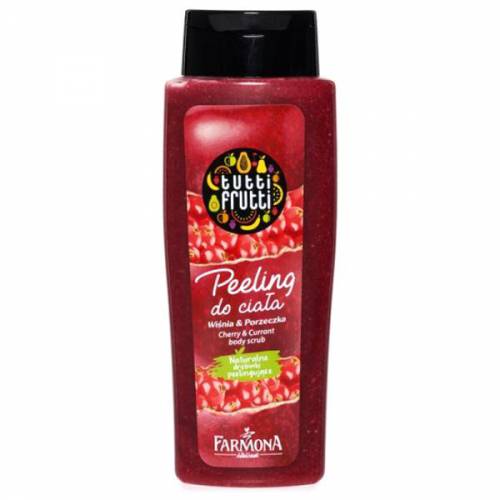Peeling de Corp cu Visine si Coacaze Rosii - Farmona Tutti Frutti Cherry &amp; Currant Body Scrub - 100ml