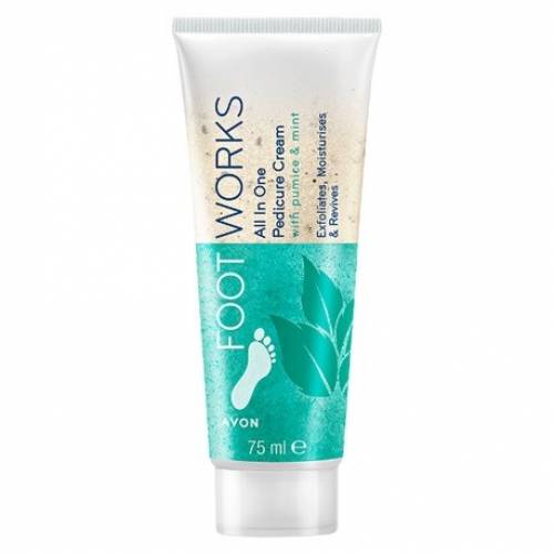 Avon foot works all in one pedicure cream