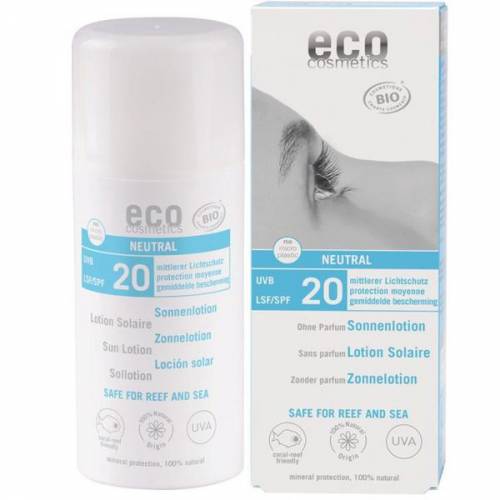 Lotiune Fluida de Protectie Solara SPF 20 Fara Parfum Eco Cosmetics - 100ml