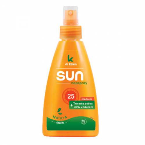 Spray pentru Protectie Solara Sun SPF25 Natura Dr Kelen - 150 ml