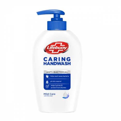 Sapun Lichid Antibacterian - Lifebuoy Caring Handwash Anti-bacterial Mild Care - 250 ml