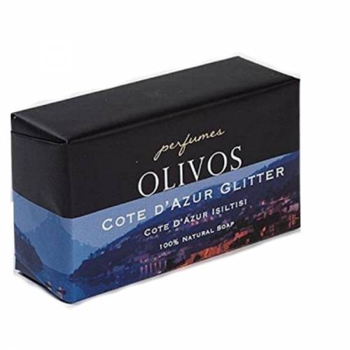 Sapun Parfumat pentru Ten - Corp si Par Cote d'Azur - cu Ulei de Masline Extra Virgin si Sclipici Olivos - 250 g