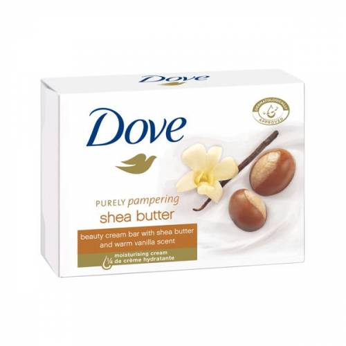 Sapun Solid Cremos cu Unt de Shea si Vanilie - Dove Purely Pampering Beauty Bar Cream with Shea Butter and Warm Vanilla Scent - 100 g