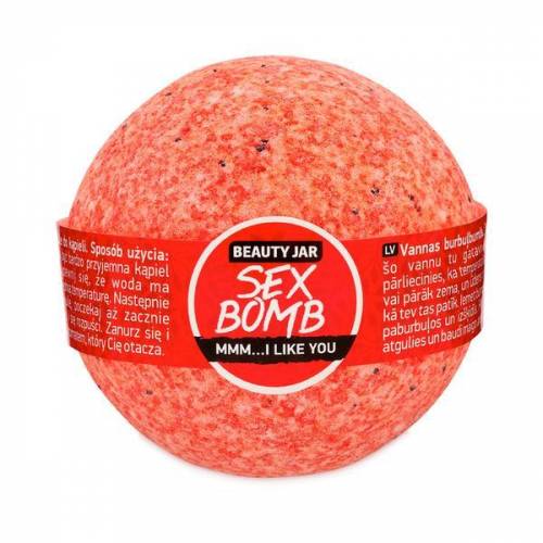 Bila de baie cu capsuni - ulei de migdale si vitamina E - Sex Bomb - Beauty Jar - 150g