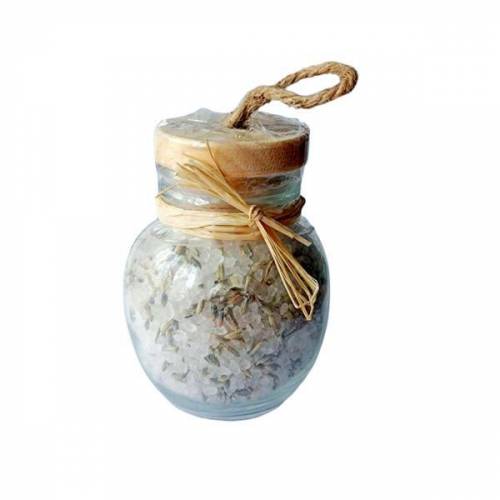 Sare de baie cu flori de lavanda (97% sare Halit - 3% flori de lavanda) Königssalz - 120 gr