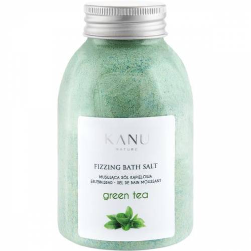 Sare de Baie Spumanta cu Parfum de Ceai Verde - KANU Nature Fizzing Bath Salt Green Tea - 250 g