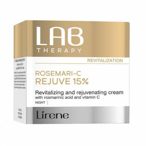 Crema de noapte LAB Therapy revitalizanta si regeneratoare cu acid rosmarinic si vitamina C pentru intinerire - 50ml