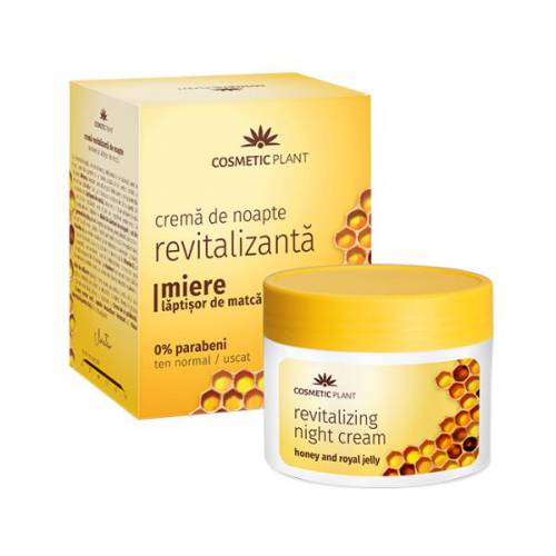 Crema de Noapte Revitalizanta cu Miere si Laptisor de Matca Cosmetic Plant - 50ml