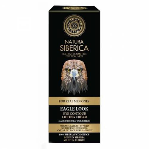 Crema de Ochi Lifting pentru Barbati cu Plante Siberiene si Cafeina Eagle Look Natura Siberica - 30ml