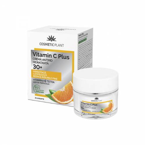Crema Antirid Hidratanta 30+ Vitamin C Plus Cosmetic Plant - 50ml