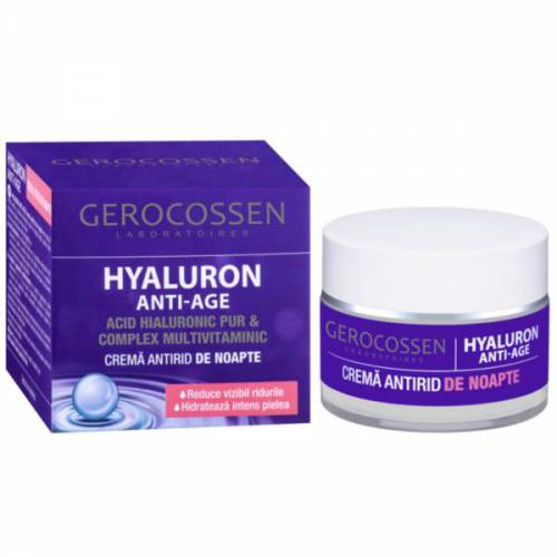 Crema Antirid de Noapte Hyaluron Anti-Age Gerocossen - 50 ml