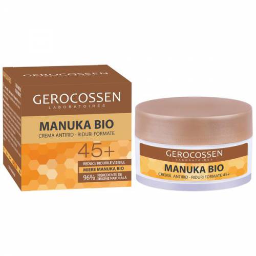 Crema Antirid - Riduri Formate Manuka Bio 45+ Gerocossen - 50 ml