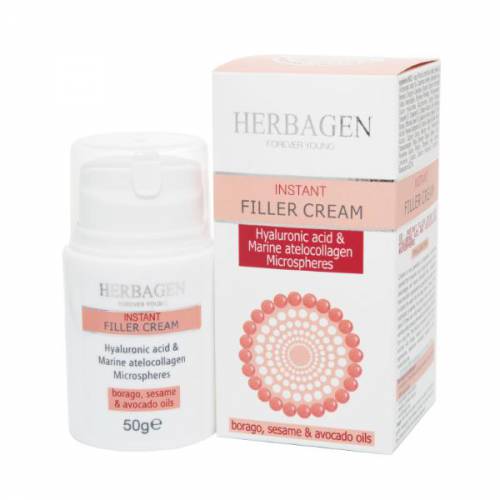 Crema Filler cu Sfere de Acid Hialuronic si Colagen Marin Herbagen - 50g
