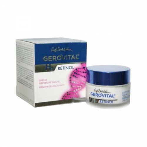 Crema Prevenire Riduri - Gerovital H3 Retinol Anti-Wrinkle Prevention Cream - 50ml