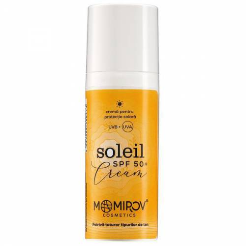 Crema Soleil factor protectie solara SPF 50+ - Momirov Cosmetics - 50ml