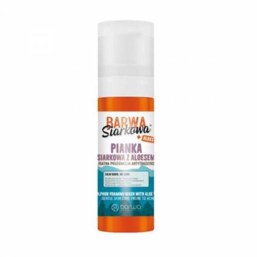Spuma de curatare faciala cu sulf si Aloe Vera - Barwa Cosmetics - 150 ml