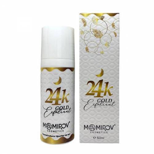 Exfoliant Facial cu Aur24K - Momirov Cosmetics - 50ml