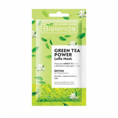 Masca de Fata Detoxifianta cu Ceai Verde 2in1 Bielenda Green Tea Power 8g