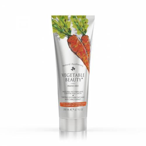 Masca de fata purificatoare cu extract de morcov Vegetable Beauty 200ml