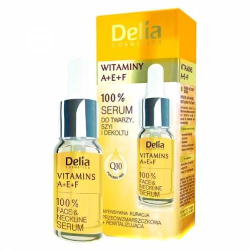 Ser cu Vitaminele A+E+F pentru Fata si Decolteu Delia Cosmetics - 10ml