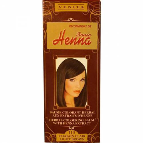 Balsam Colorant cu Extract de Henna Henna Sonia - Nr113 Saten Deschis 75 ml