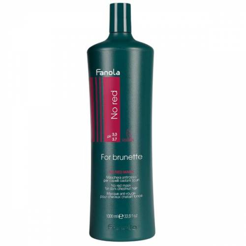Masca Impotriva Tonurilor de Rosu pentru Parul Brunet - Fanola No Red Mask For Brunette - 1000ml