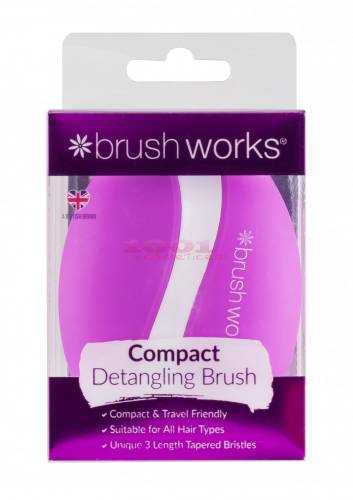 Brush works compact detangling perie de par