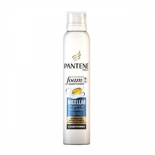 Balsam Micelar Spuma pentru Par Gras - Pantene Pro-V Foam Conditioner Micellar Purify&amp;Nourish - 180 ml