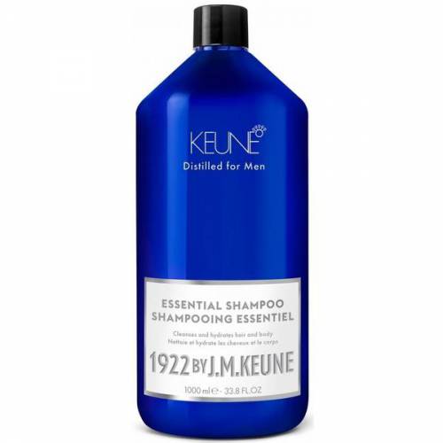 Sampon 2 in 1 pentru Toate Tipurile de Par - Keune Essential Shampoo Distilled for Men - 1000 ml