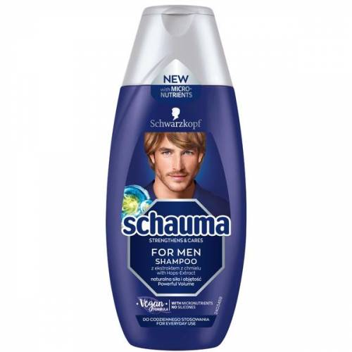 Sampon pentru Barbati - Schwarzkopf Schauma For Men Shampoo for Everyday Use - 250 ml