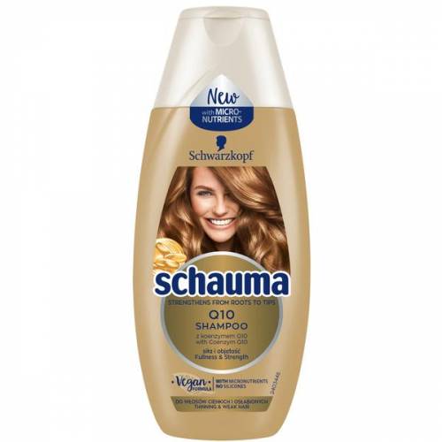 Sampon cu Coenzima Q10 pentru Par Fragil si Subtire - Schwarzkopf Schauma Q10 Shampoo for Thinning & Weak Hair - 250 ml