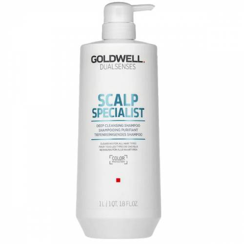 Sampon Curatare Profunda pentru Toate Tipurile de Par - Goldwell Dualsenses Scalp Specialist Deep Cleansing Shampoo - 1000 ml