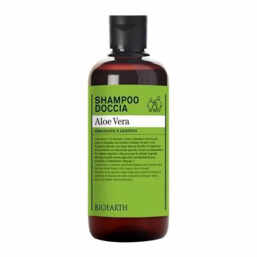 Sampon si Gel de Dus cu Aloe Vera Bioearth - 500 ml