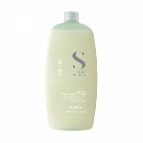Sampon Micelar Calmant pentru Scalp Sensibil - Alfaparf Milano Semi Di Lino Scalp Relief Calming Micellar Low Shampoo - 1000ml