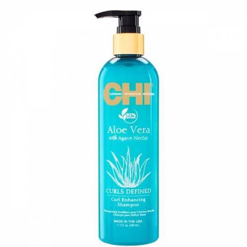 Sampon pentru Par Cret cu Aloe Vera si Nectar de Agave- CHI Curls Defined Curl Enhancing Shampoo Aloe Vera with Agave Nectar - 340 ml