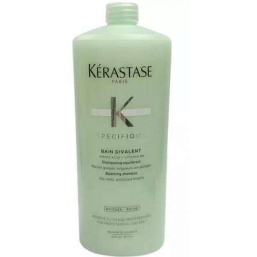 Sampon pentru Par si Scalp Gras - Kerastase Specifique Bain Divalent Balancing Shampoo - 1000 ml