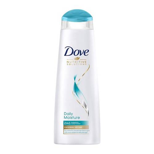 Dove daily moisture 2 in 1 sampon + balsam de par pentru ingrijire zilnica