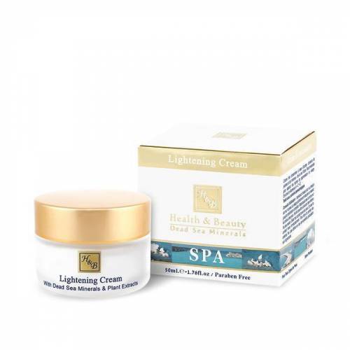 Crema cu efect iluminator - Health and Beauty Dead Sea - fara parabeni - 50 ml